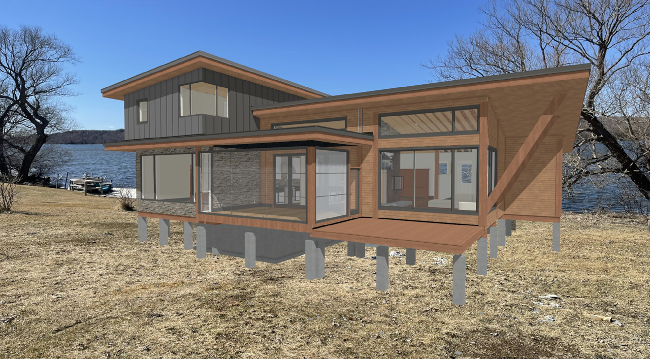 Bay of Quinte Cottage (active construction) - 1