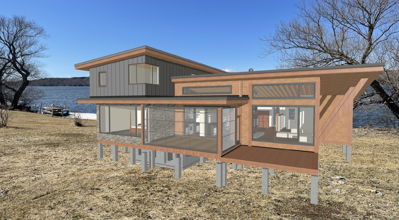 Bay of Quinte Cottage (active construction) - 2