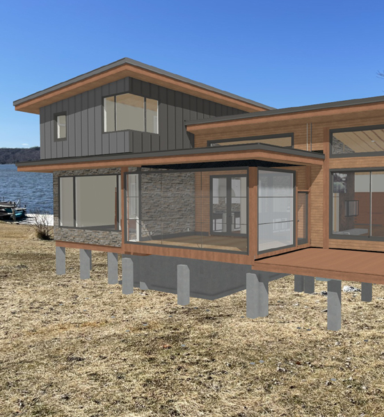 Bay of Quinte Cottage (active construction)